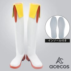 画像1: Go!プリンセスプリキュア　風　天ノ川きらら(キュアトゥインクル)　コスプレ靴　コスプレブーツ　靴用品 (1)