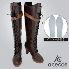 画像1: ブルーアーカイブ　風　氷室セナ　コスプレ靴　コスプレブーツ　靴用品 (1)