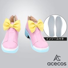 画像1: ひろがるスカイ！プリキュア　風　虹ヶ丘ましろ　コスプレ靴　コスプレブーツ　靴用品 (1)