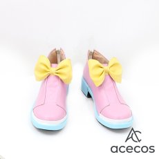 画像2: ひろがるスカイ！プリキュア　風　虹ヶ丘ましろ　コスプレ靴　コスプレブーツ　靴用品 (2)