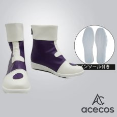 画像1: HUNTER×HUNTER　風　キルア=ゾルディック　コスプレ靴　コスプレブーツ　靴用品 (1)