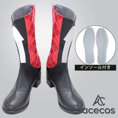 画像1: ゾンビランドサガ　風　源さくら　コスプレ靴　コスプレブーツ　靴用品 (1)