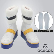 画像1: ウマ娘プリティーダービー　風　ネオユニヴァース(星3)　コスプレ靴　コスプレブーツ　靴用品 (1)