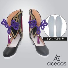 画像1: 崩壊：スターレイル　風　符玄　コスプレ靴　コスプレブーツ　靴用品 (1)