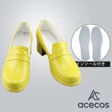 画像1: VOCALOID　風　鏡音リン　Sour式　コスプレ靴　コスプレブーツ　靴用品 (1)