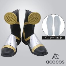 画像1: ファイナルファンタジーX　風　アーロン　コスプレ靴　コスプレブーツ　靴用品 (1)