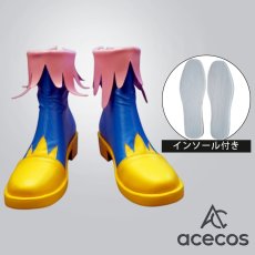 画像1: ひろがるスカイ!プリキュア　風　ソラ・ハレワタール(キュアスカイ)　コスプレ靴　コスプレブーツ　靴用品 (1)
