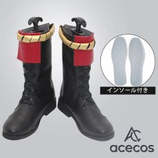 画像1: ブルーアーカイブ　風　朱城ルミ　コスプレ靴　コスプレブーツ　靴用品 (1)