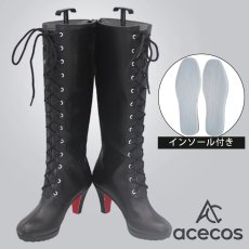 画像1: ブルーアーカイブ　風　羽沼マコト　コスプレ靴　コスプレブーツ　靴用品 (1)