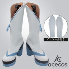 画像1: ブルーアーカイブ　風　和楽チセ　コスプレ靴　コスプレブーツ　靴用品 (1)