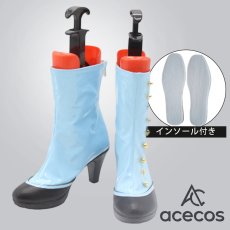 画像1: プロジェクトセカイ カラフルステージ！ feat. 初音ミク　風　巡音ルカ　2.5周年お祝い　コスプレ靴　コスプレブーツ　靴用品 (1)