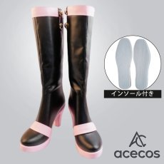 画像1: VOCALOID　風　初音ミク　Sweet Devil　コスプレ靴　コスプレブーツ　靴用品 (1)