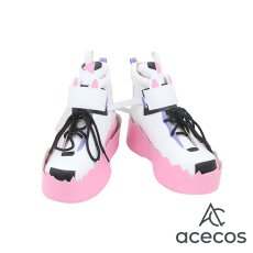 画像2: バーチャルYouTuber　風　VTuber　Mococo Abyssgard(モココ・アビスガード)　コスプレ靴　コスプレブーツ　靴用品 (2)