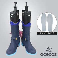 画像1: バーチャルYouTuber　風　VTuber　ブライト衣装　雪花ラミィ　コスプレ靴　コスプレブーツ　靴用品 (1)