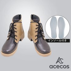 画像1: 血界戦線　風　クラウス・V・ラインヘルツ　コスプレ靴　コスプレブーツ　靴用品 (1)