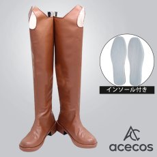 画像1: ゴブリンスレイヤー　風　妖精弓手　コスプレ靴　コスプレブーツ　靴用品 (1)