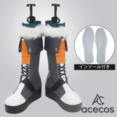 画像1: ブルーアーカイブ　風　安守ミノリ　コスプレ靴　コスプレブーツ　靴用品 (1)