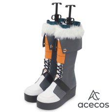 画像3: ブルーアーカイブ　風　安守ミノリ　コスプレ靴　コスプレブーツ　靴用品 (3)