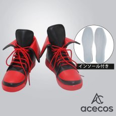 画像1: ブルーアーカイブ　風　美甘ネル　コスプレ靴　コスプレブーツ　靴用品 (1)