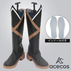画像1: 無職転生 ?異世界行ったら本気だす?　風　2期　ルーデウス・グレイラット　コスプレ靴　コスプレブーツ　靴用品 (1)
