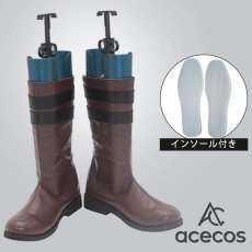 画像1: 葬送のフリーレン　風　シュタルク　コスプレ靴　コスプレブーツ　靴用品 (1)