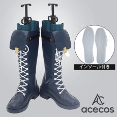 画像1: ブルーアーカイブ　風　伊草ハルカ　コスプレ靴　コスプレブーツ　靴用品 (1)