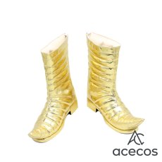 画像2: ジョジョの奇妙な冒険 Part3 スターダストクルセイダース　風　ディオ　DIO　コスプレ靴　コスプレブーツ　靴用品 (2)