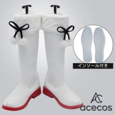 画像1: ブルーアーカイブ　風　連河チェリノ　コスプレ靴　コスプレブーツ　靴用品 (1)