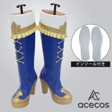 画像1: ウマ娘プリティーダービー　風　サトノダイヤモンド　凱旋門　コスプレ靴　コスプレブーツ　靴用品 (1)