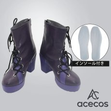 画像1: 無期迷途　風　Path to Nowhere　菫(すみれ)　コスプレ靴　コスプレブーツ　靴用品 (1)