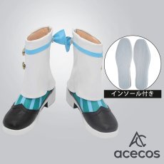 画像1: 原神(げんしん)　風　シグウィン　看護師　コスプレ靴　コスプレブーツ　靴用品 (1)