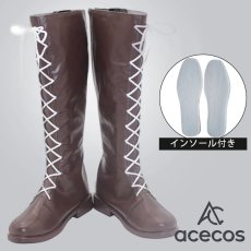 画像1: 葬送のフリーレン　風　シュタルク　コスプレ靴　コスプレブーツ　靴用品 (1)