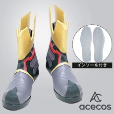 画像1: キングダム ハーツ バース バイ スリープ　風　ヴェントゥス　Ventus　コスプレ靴　コスプレブーツ　靴用品 (1)