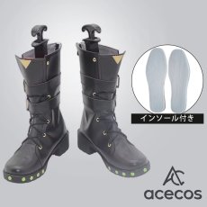 画像1: ゼンレスゾーンゼロ　風　ニコ・デマラ　コスプレ靴　コスプレブーツ　靴用品 (1)