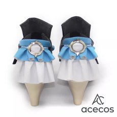 画像3: 原神(げんしん)　風　行秋(ゆくあき)　竹身雨化　コスプレ靴　コスプレブーツ　靴用品 (3)