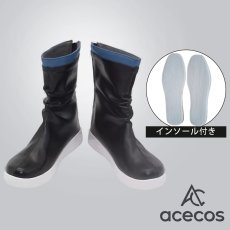 画像1: ブルーアーカイブ　風　月雪ミヤコ　コスプレ靴　コスプレブーツ　靴用品 (1)