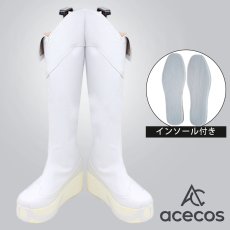 画像1: FINAL FANTASY XIV　風　ファイナルファンタジーXIV　アリゼー・ルヴェユール　コスプレ靴　コスプレブーツ　靴用品 (1)
