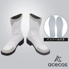 画像1: ブルーアーカイブ　風　由良木モモカ　オペレーター　コスプレ靴　コスプレブーツ　靴用品 (1)