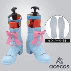 画像1: あんさんぶるスターズ！　風　あんスタ！　姫宮桃李　蒼海＊輝く真実のアトランティス　コスプレ靴　コスプレブーツ　靴用品 (1)