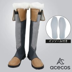 画像1: 盾の勇者の成り上がり　風　岩谷尚文　コスプレ靴　コスプレブーツ　靴用品 (1)