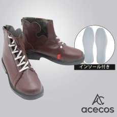 画像1: アークナイツ　風　シュウ　コスプレ靴　コスプレブーツ　靴用品 (1)