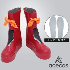 画像1: マクロスFRONTIER　風　ランカ・リー　星間飛行　コスプレ靴　コスプレブーツ　靴用品 (1)