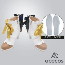 画像1: ウマ娘プリティーダービー　風　ネオユニヴァース　Like “ZEER”　コスプレ靴　コスプレブーツ　靴用品 (1)