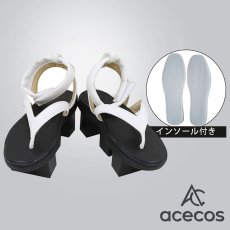 画像1: 鬼滅の刃　風　堕姫(だき)　コスプレ靴　コスプレブーツ　靴用品 (1)