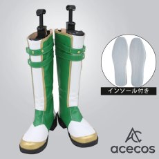画像1: あんさんぶるスターズ！　風　あんスタ　高峯翠　ユニット衣装　コスプレ靴　コスプレブーツ　靴用品 (1)