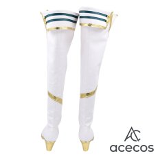 画像4: ウマ娘プリティーダービー　風　シーザリオ　勝負服　コスプレ靴　コスプレブーツ　靴用品 (4)