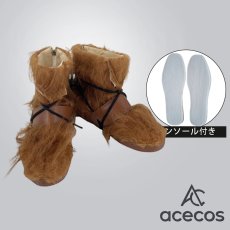 画像1: ゴールデンカムイ　風　インカラマッ　コスプレ靴　コスプレブーツ　靴用品 (1)