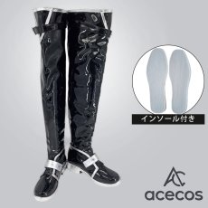 画像1: 刀剣乱舞　風　大慶直胤　コスプレ靴　コスプレブーツ　靴用品 (1)