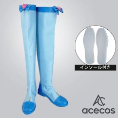 画像1: わんだふるぷりきゅあ　風　猫屋敷ユキ　キュアニャミー　コスプレ靴　コスプレブーツ　靴用品 (1)