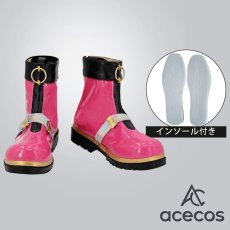 画像1: 学園アイドルマスター　風　花海咲季　Fighting My Way　コスプレ靴　コスプレブーツ　靴用品 (1)